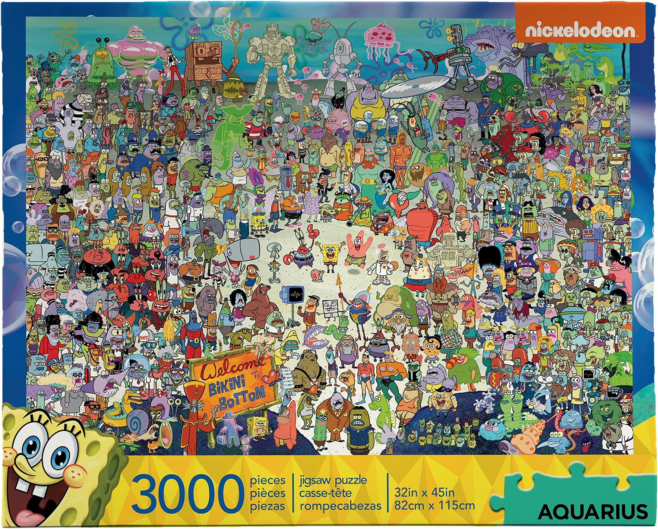 AQUARIUS SpongeBob SquarePants 3,000-Piece Puzzle