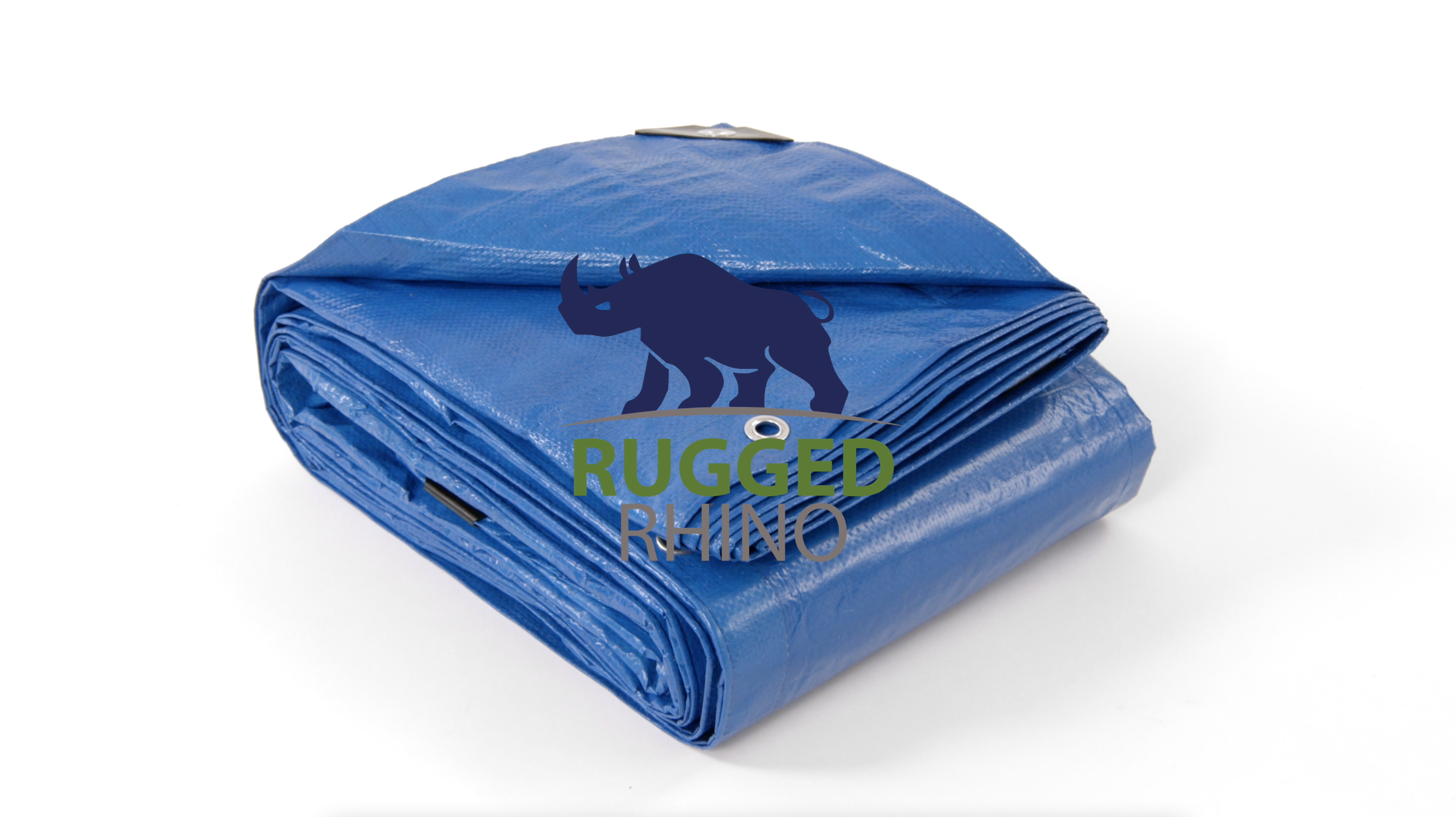 RUGGED RHINO Heavy Duty Waterproof Tarp, 9x12, UV and Tear