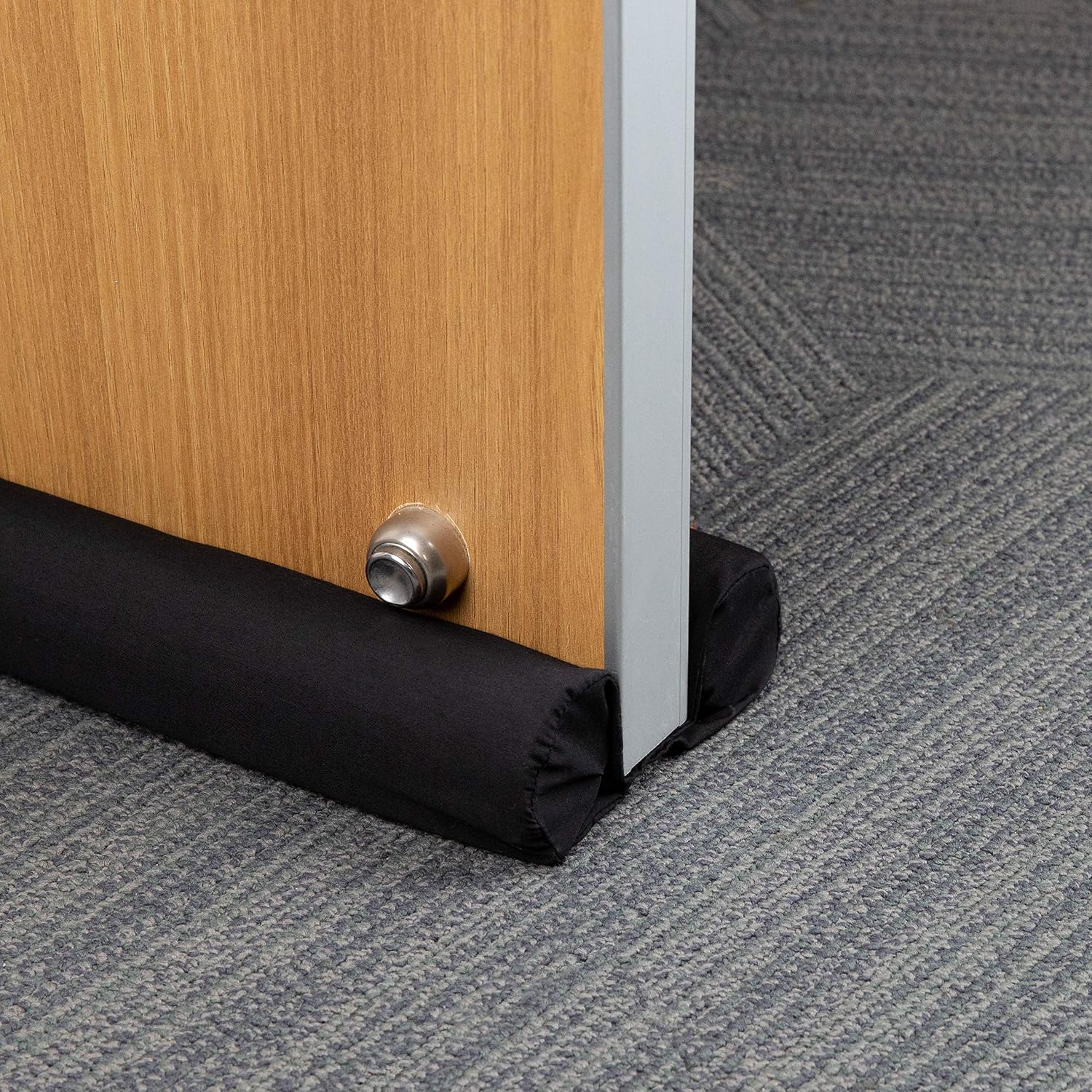 Door Noise Blocker - 36 inches Grey Door Draft Stopper- Door Silencer Sound Proof Door Draft Guard