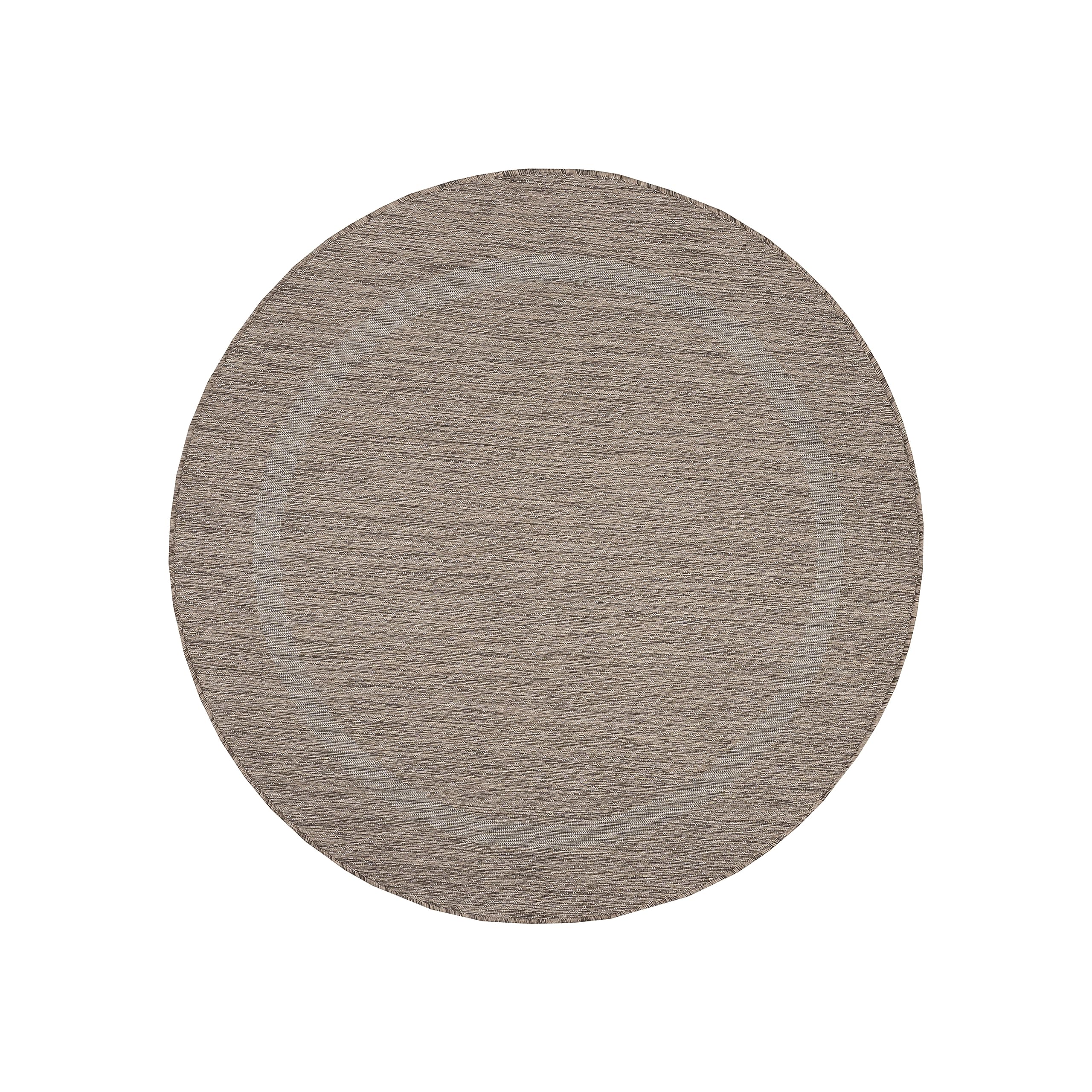 Tappeto da terrazza uniforme moderno resistente alle intemperie facile da mantenere lavabile resistente robusto marrone 120x170 cm terrazza giardino adatto al riscaldamento a pavimento OEKO-TEX