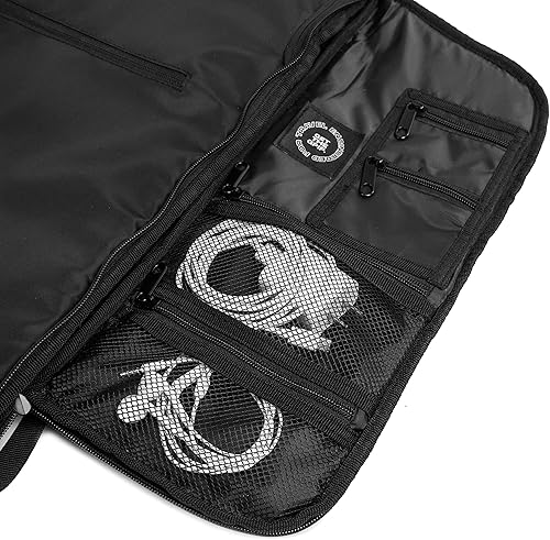 Miniatura 4 de GRIPMODE Mochila de viaje con compartimento para portátil negra - Mochila con dos paredes interiores ajustables y extraíbles - Mochila deportiva de