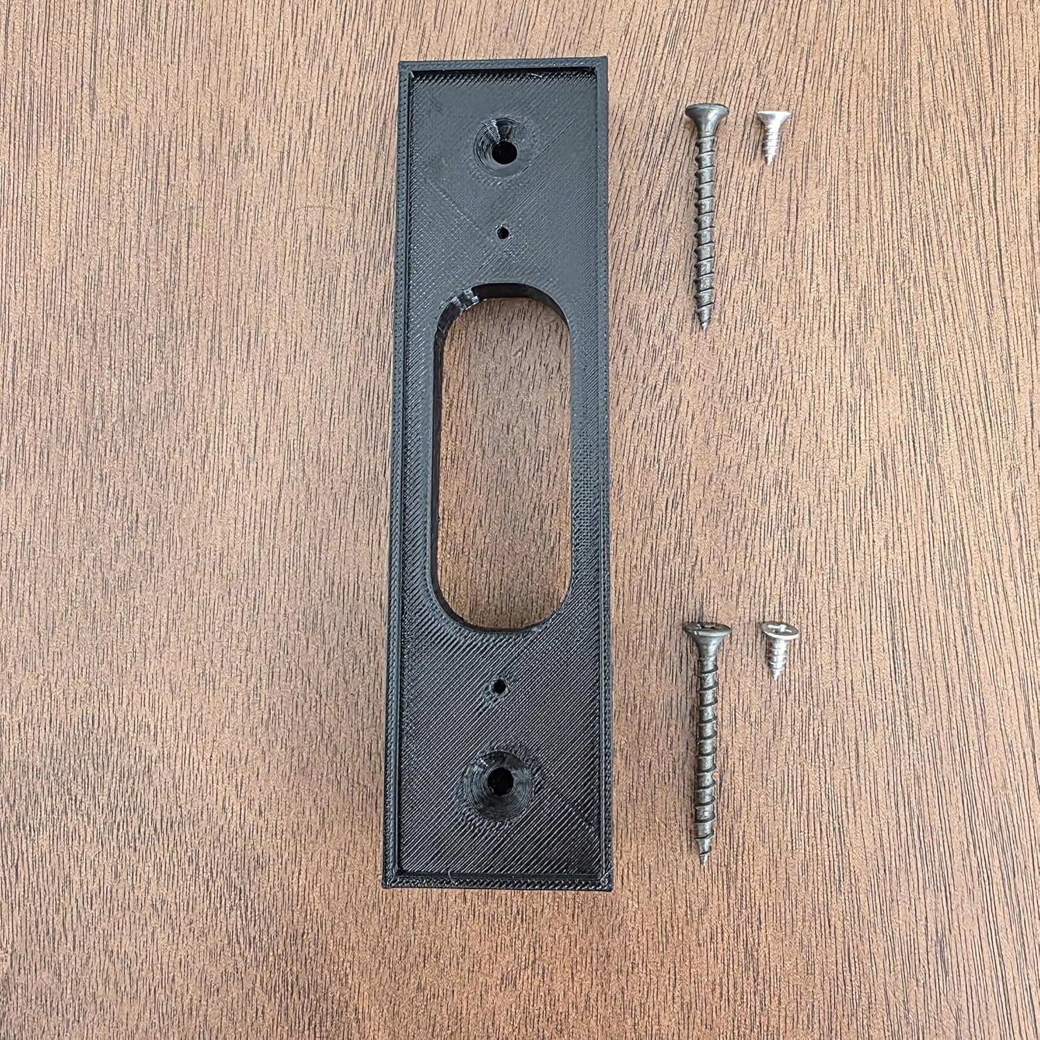 Vinyl Siding Mounting Bracket Compatible with Ring Wired Doorbell Pro 3rd Gen Retinal 4K 3D Printed (4" Standard Vinyl Siding Only)