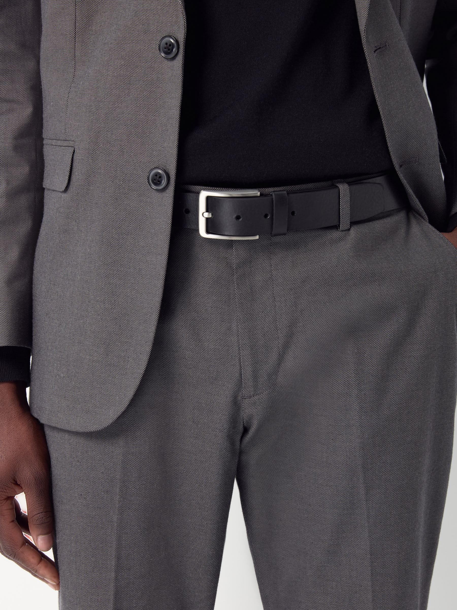 NEXT Homme Ceinture Signature en cuir décontracté