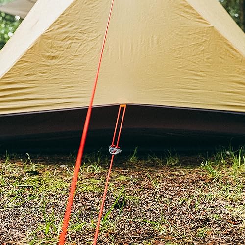 Miniatura 4 de GEAR AID 175 cuerda de paracaídas, ligera y visible para asegurar lonas y tiendas de campaña, o para usar como tendedero para camping, senderismo y