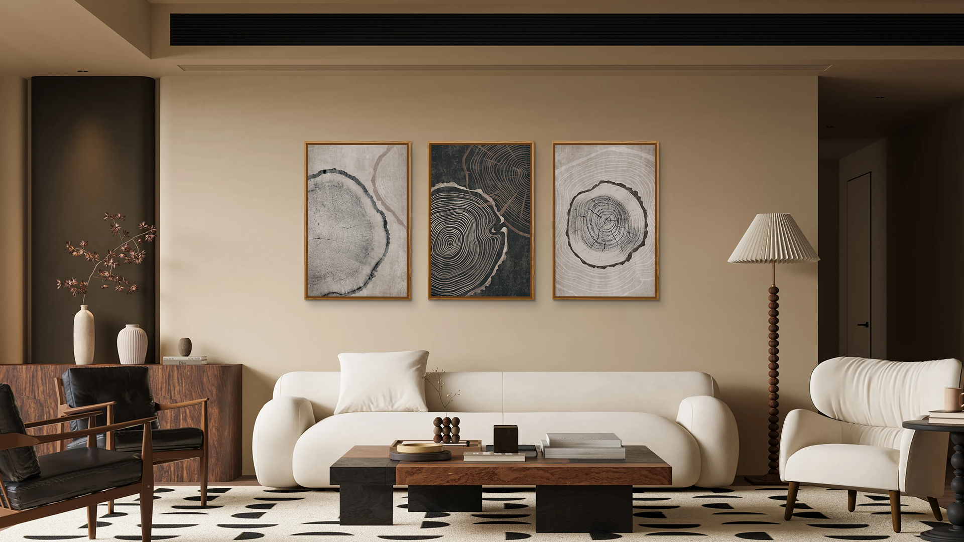 Amazon.com: CHDITB Tree Ring Wall Art Set of 3, 24