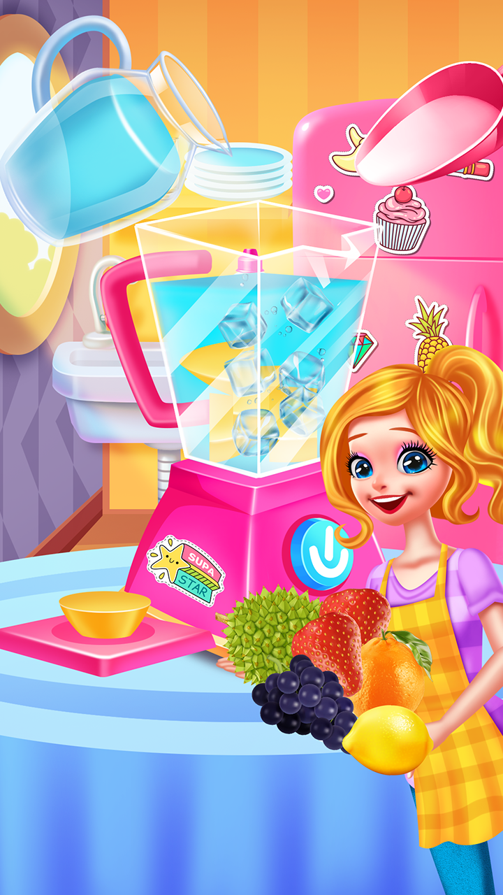 Bubble Tea Maker Rainbow Boba Flow Recipes & Milk Tea Kids App on