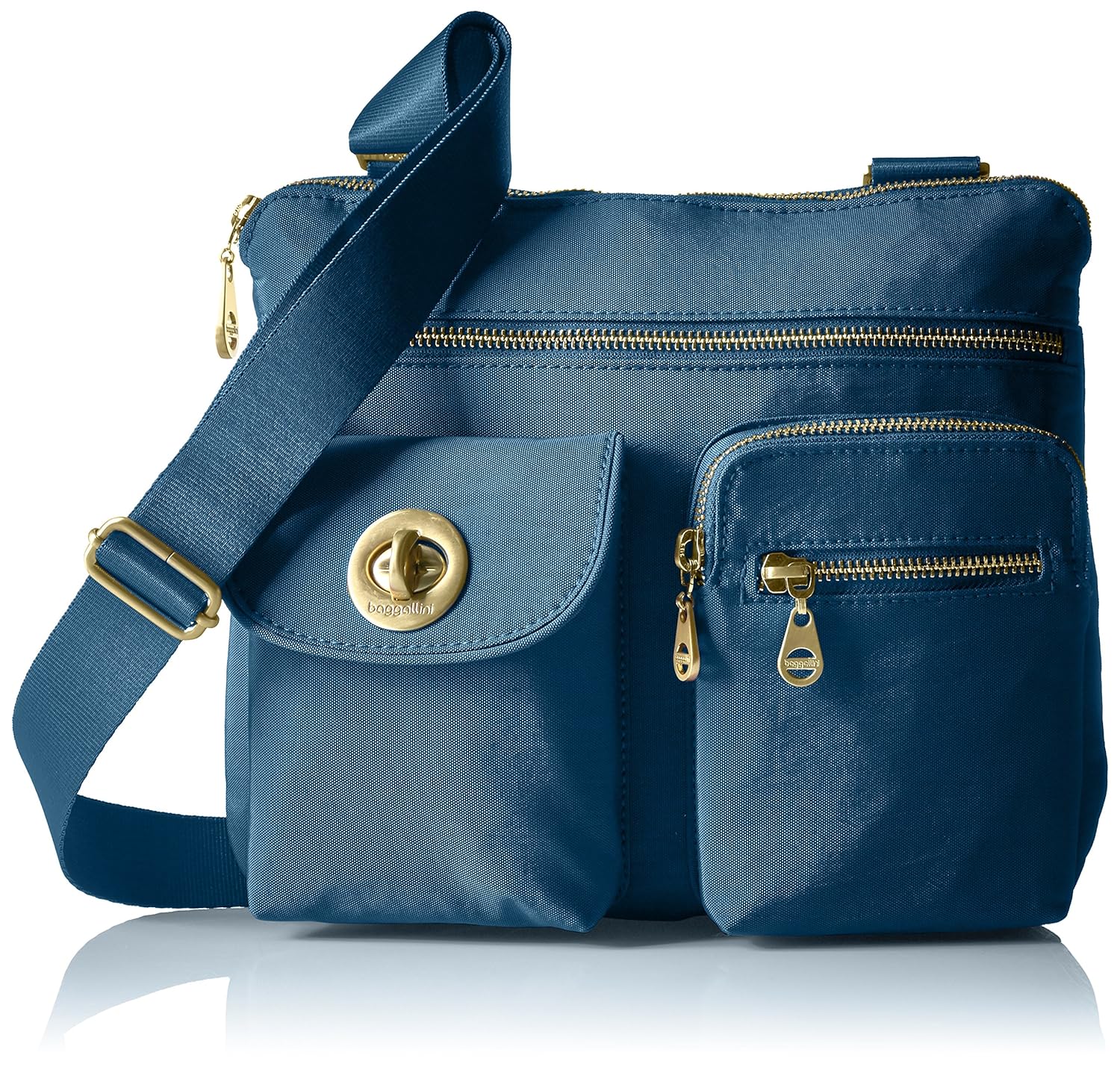 Buy Baggallini Sydney Crossbody, Slate Blue at Amazon.in