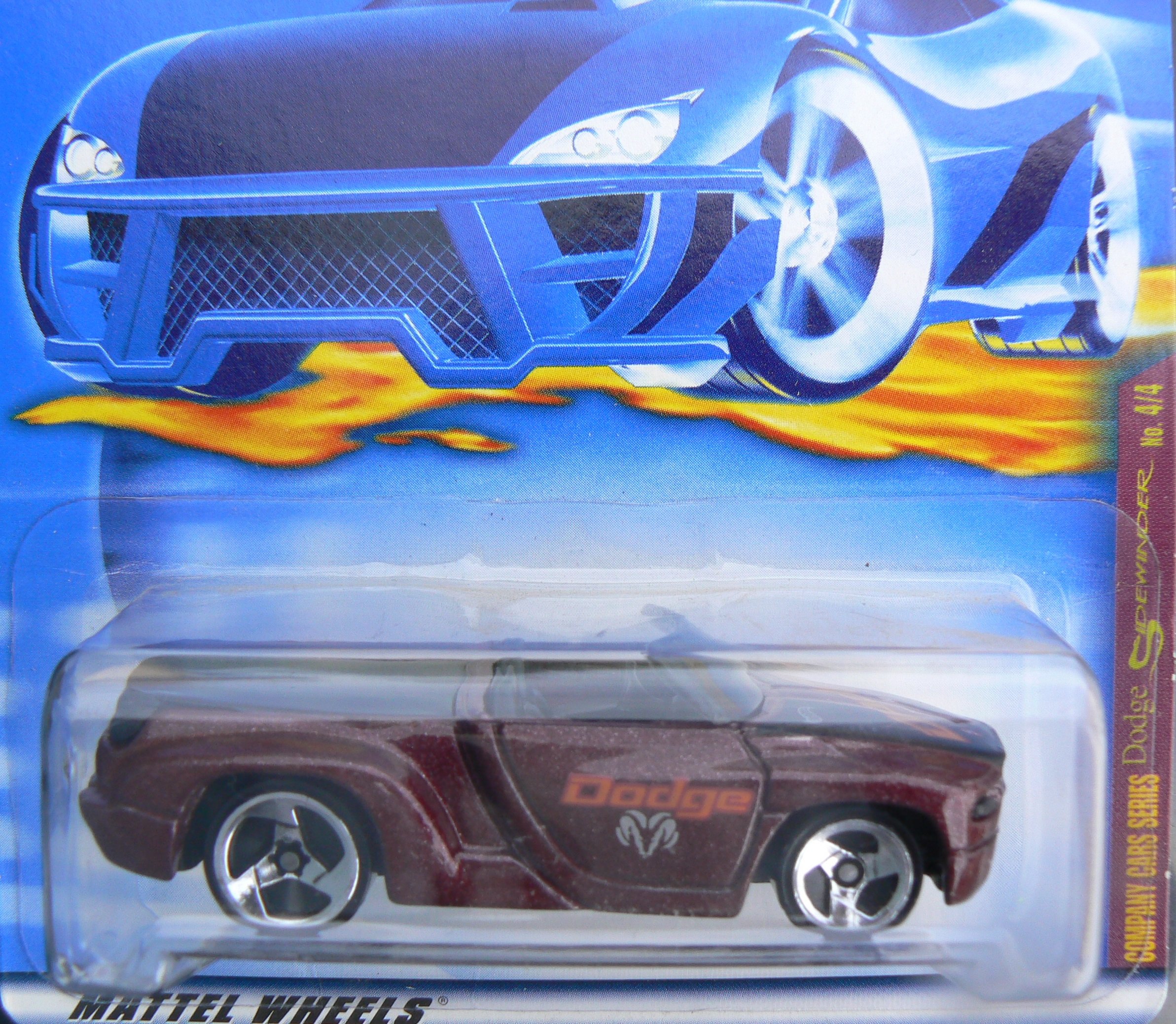 Company Cars Series #4 Dodge Sidewinder 3-Spoke Wheels #2001-88 Collectible Collector Car Mattel Hot Wheels