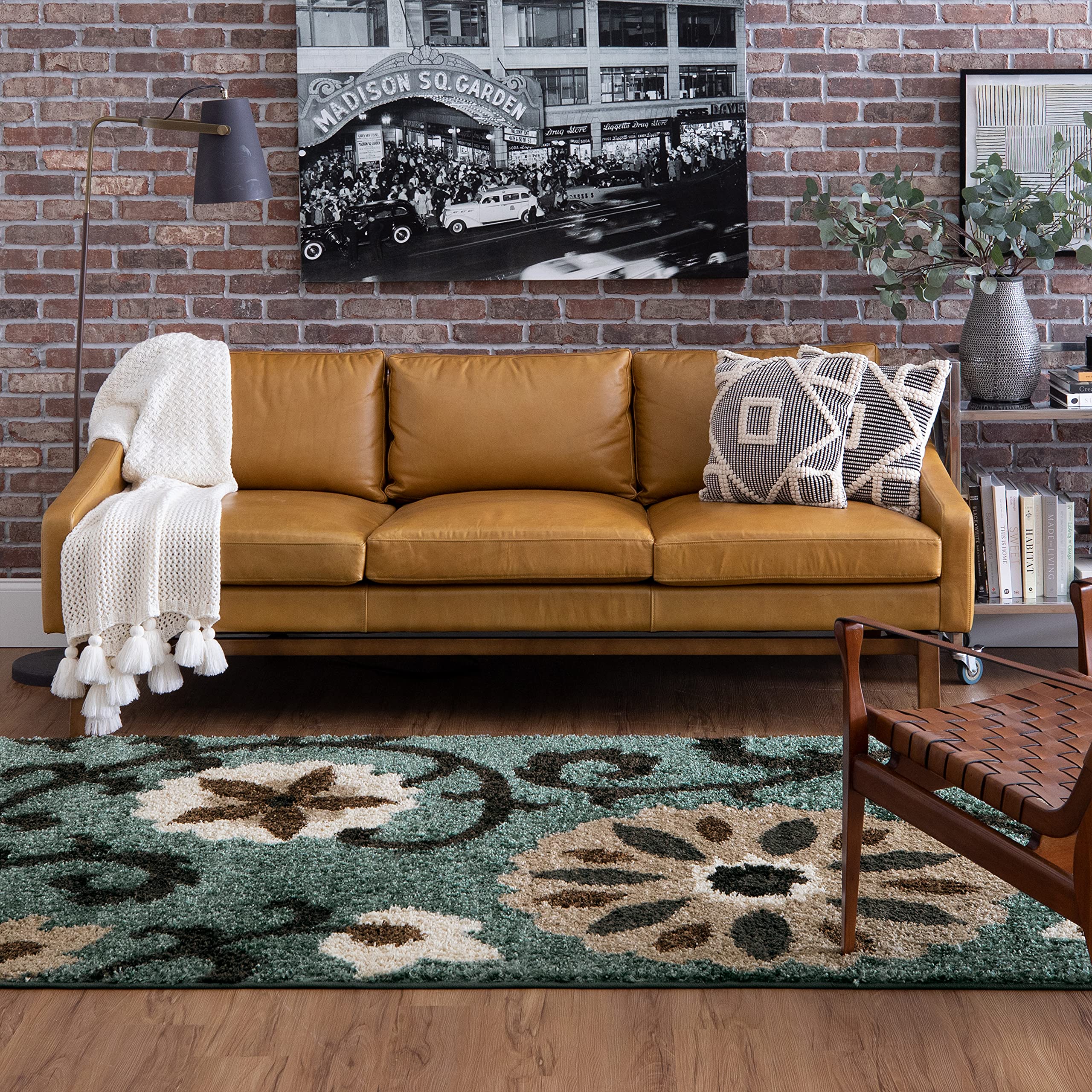 Mohawk Home Hazelhurst Area Rug, 10 ft x 14 ft, Blue