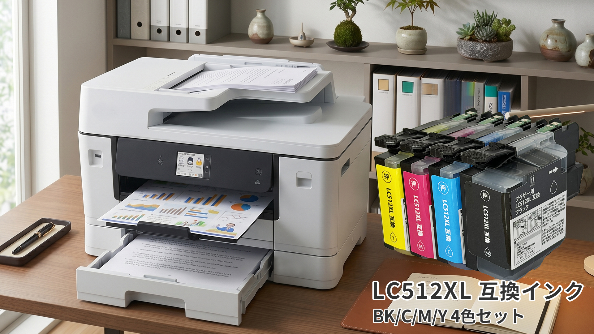 Amazon.co.jp: トナーテック ブラザー用 LC512XL-4PK 互換インク 4色