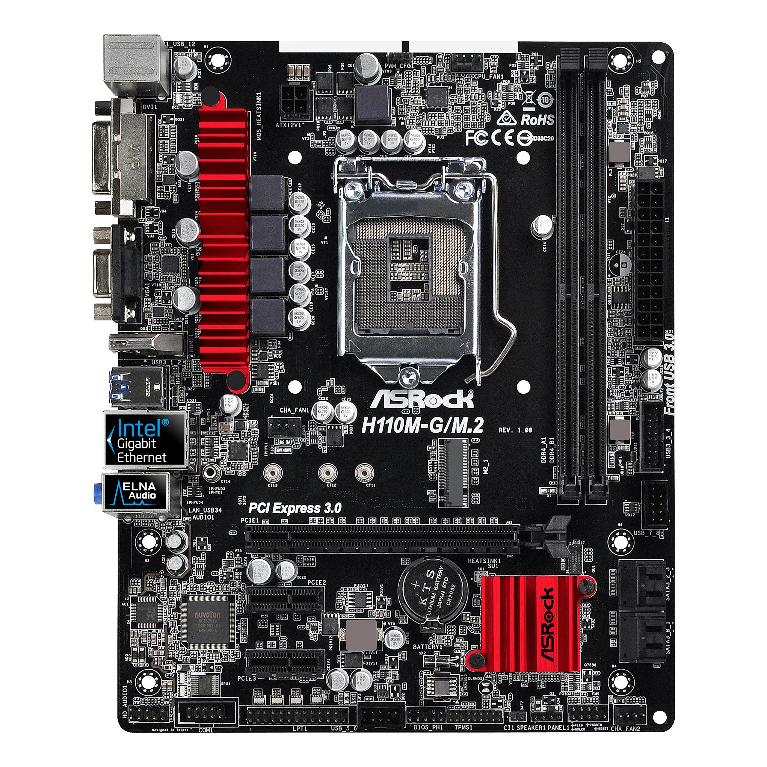 マザーボード Intel Core i7 7700+CoASRock H110M-G/M.2 マザーボード Intel Core i7 7700+CoASRock H110M-G/M.2 ASRock