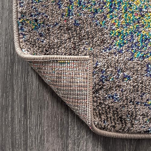 Miniatura 4 de JONATHAN Y Alfombra abstracta moderna para interiores, 3 x 5, contemporánea POP, transitoria, fácil limpieza para sala de estar, dormitorio, cocina,