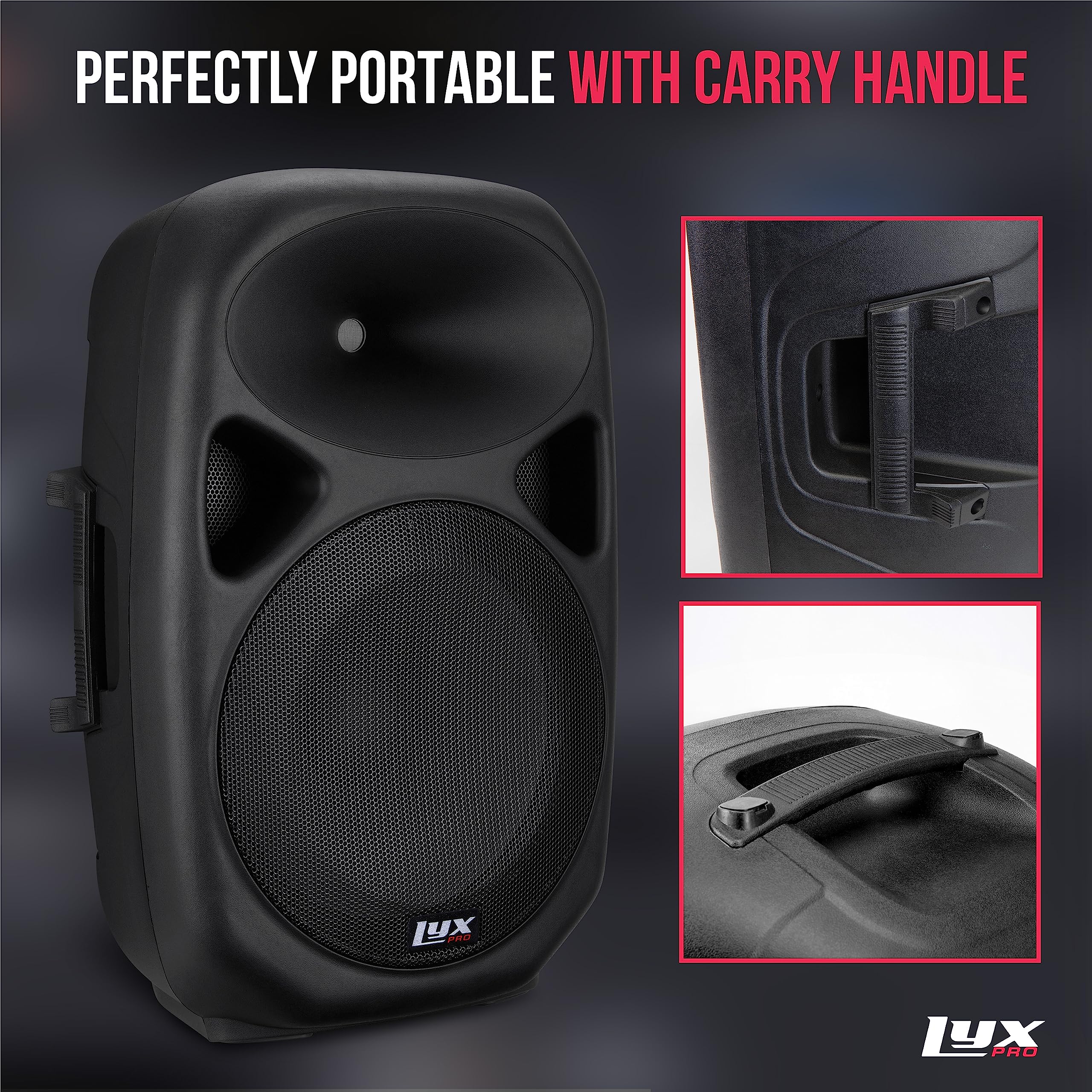 Amazon.com: LyxPro 15 Inch PA Active Speaker System Compact and