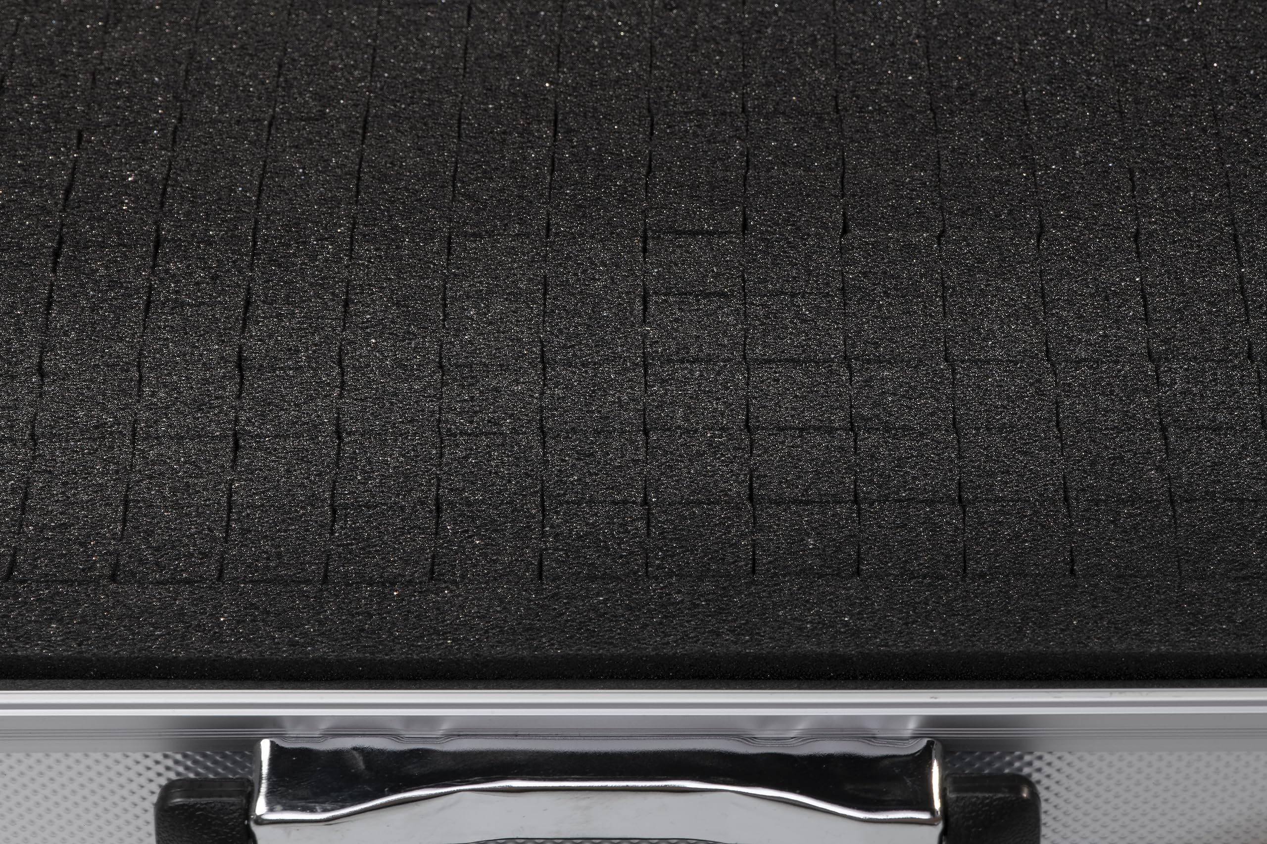 MC.Sammler Valigetta in alluminio con schiuma espansa | valigetta universale per strumenti di misura | 500 x 370 x 120 mm | custodia per attrezzi con inserto in schiuma