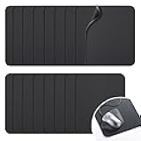 Zhithink 17 Pcs Computer Mouse Pad, Non-Slip Rubber Base and Textured Stitched Edge Mousepads,Mouse Pad Pack for Office and Home,10.2x8.2 Inches,3 mm Thickness