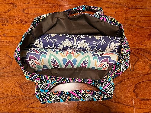 Miniatura 4 de Aozora Bolsa para esterilla de yoga grande con bolsillos para tapetes con bolsillos de almacenamiento multifuncionales, ligera y duradera