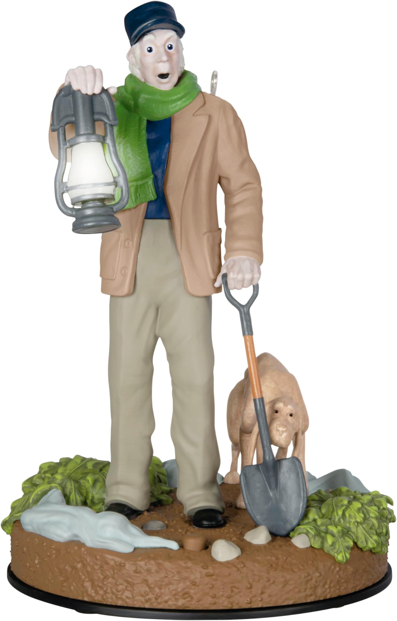 Hallmark Keepsake Disney The Haunted Mansion Collection The Caretaker and His Dog With Light and Sound, Gifts for Disney Fans