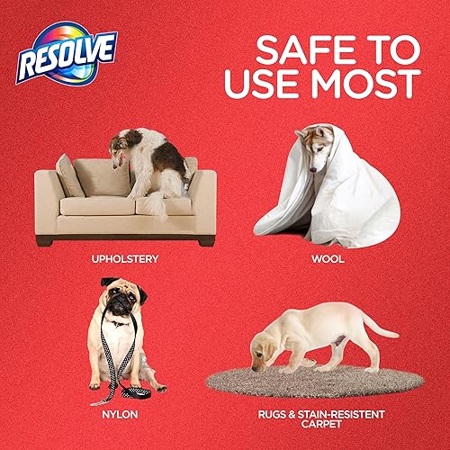 Miniatura 6 de Resolve Eliminador de pelo de mascotas limpiador de alfombras y aspirador menta 18 onzas