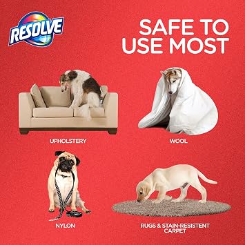 Resolve Pet Hair Eliminator Carpet Cleaner & Vacuum booster, 18 Oz