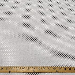 Swiss Dot on White - Black - Riley Blake Cotton Fabric