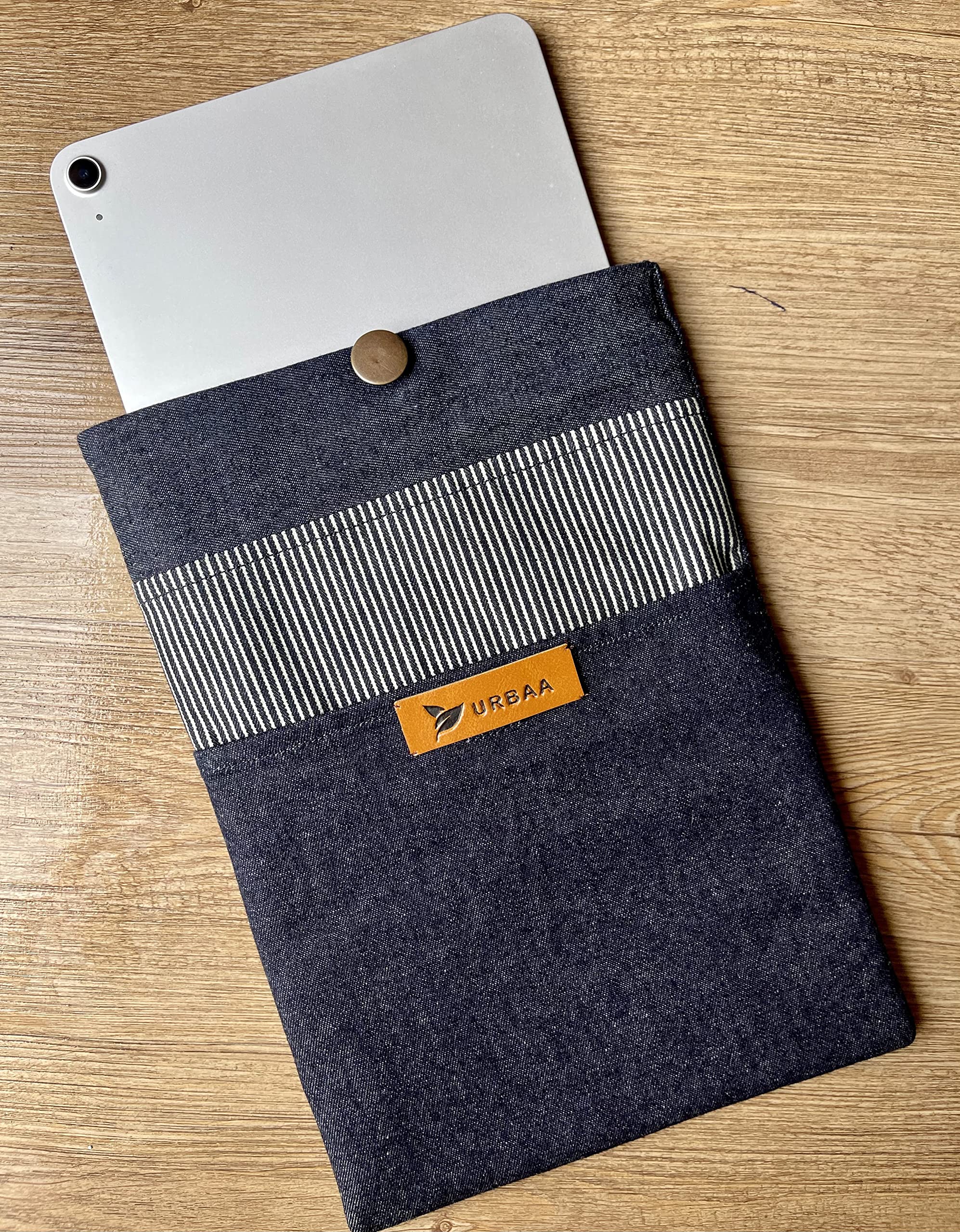 Urbaa iPad Sleeve Case Fits for iPad Pro 12.9 2021-2018, iPad Pro 12.9 2017/2015, Galaxy Tab S8+ 12.4", Surface Laptop Go 12.4" Universal Tablet Sleeve Bag Pouch (Denim Blue)-13 Inch (B0B6HRHBTW) Amazon Price History, Amazon Price Tracker