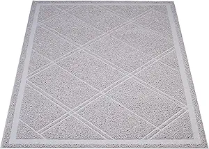 Amazon Basics Less-Mess Litter Trapping Cat Litter Box Mat - product image