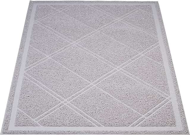 Amazon Basics litter trapping cat litter box mat