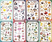 Vista 1 de Year-Round Holiday Stickers Variety Pack: Fun Assortment of Designs for a Whole Year (400+ Stickers)