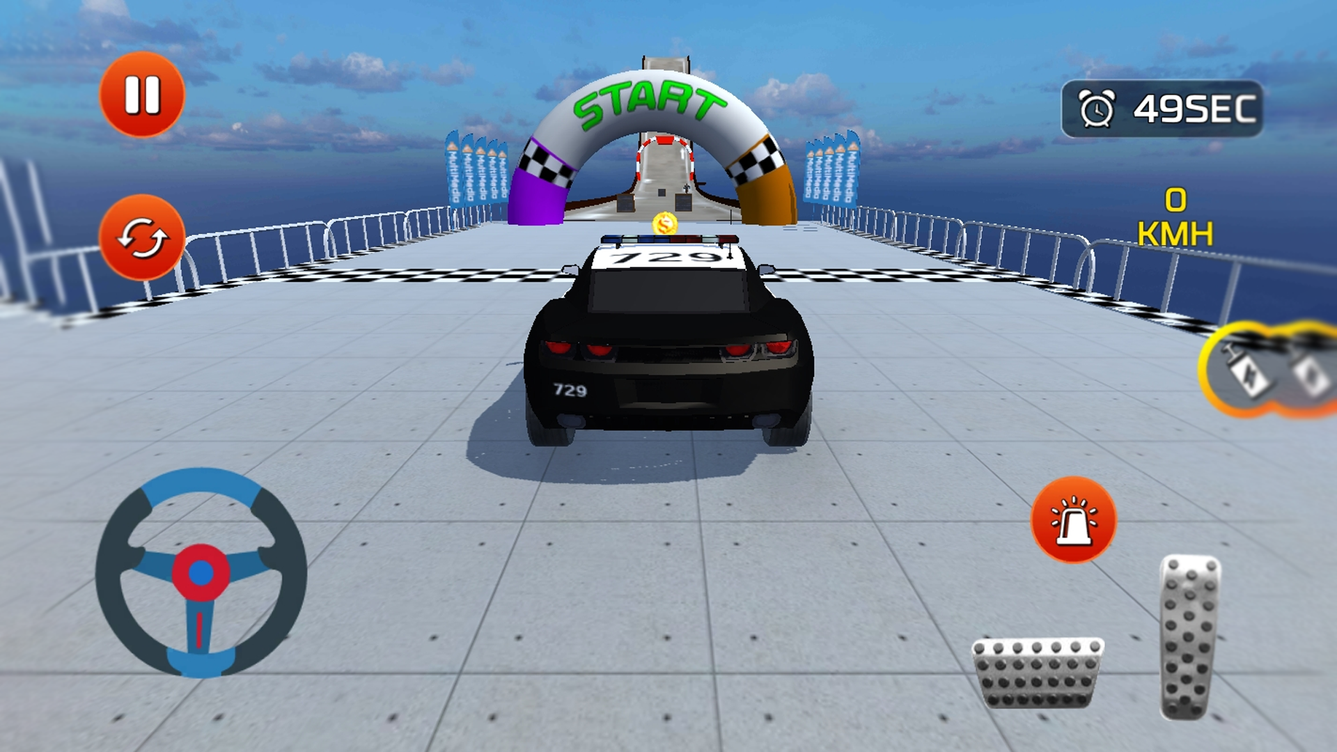 Police Car Superhero Racing Games - Cop Hero GT Stunt Mega Ramp Race ...
