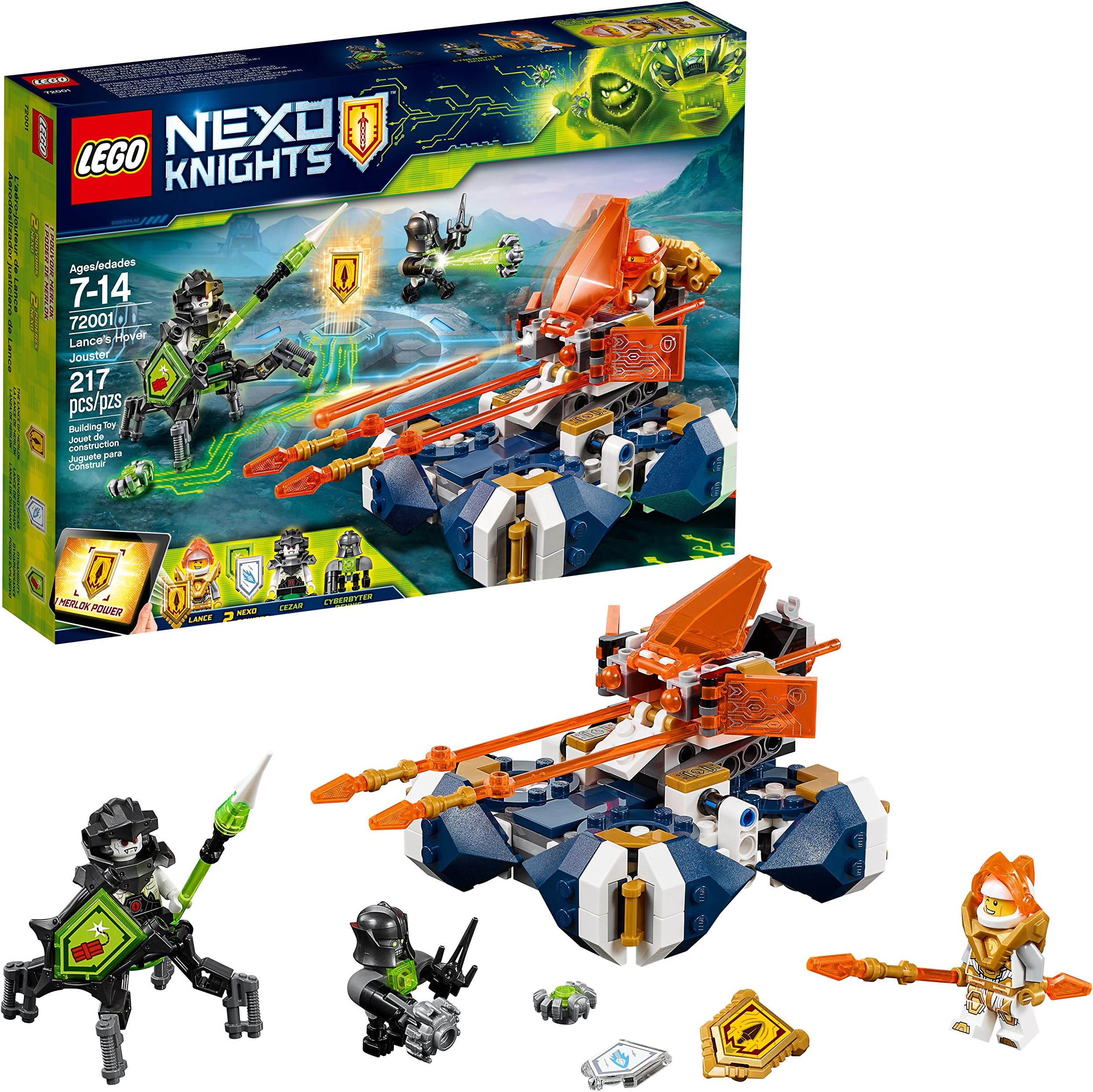 LEGO NEXO KNIGHTS Lance's Hover Jouster 72001 Building Kit (217 Piece)