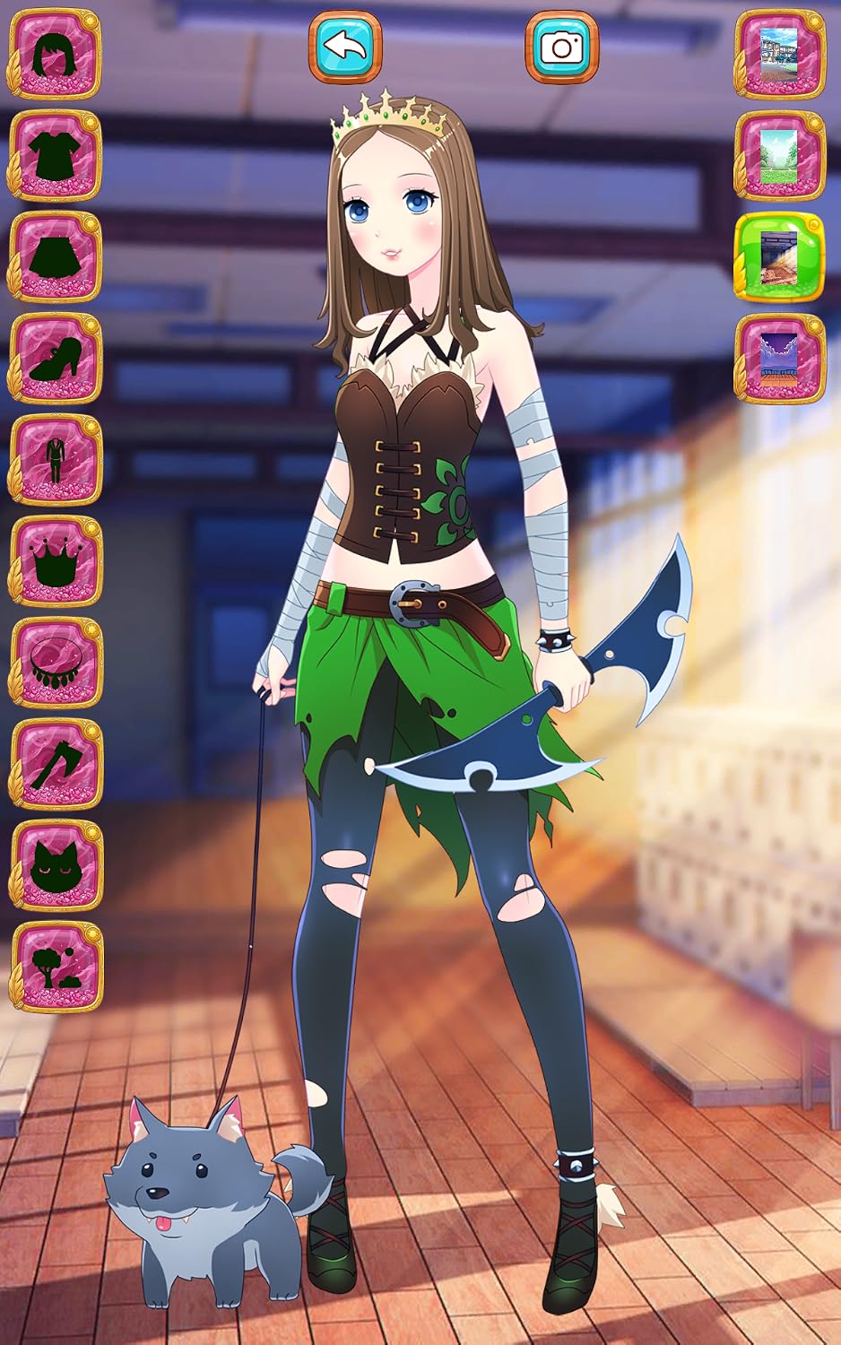 Tutu Star Doll : Anime Dressup Game - Mise en situation et utilisation