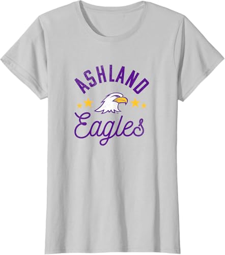 Miniatura 15 de Ashland University Camiseta con logotipo de Eagles, Gris Gris Oscuro,Blanco,Plateado,Gris Jaspeado