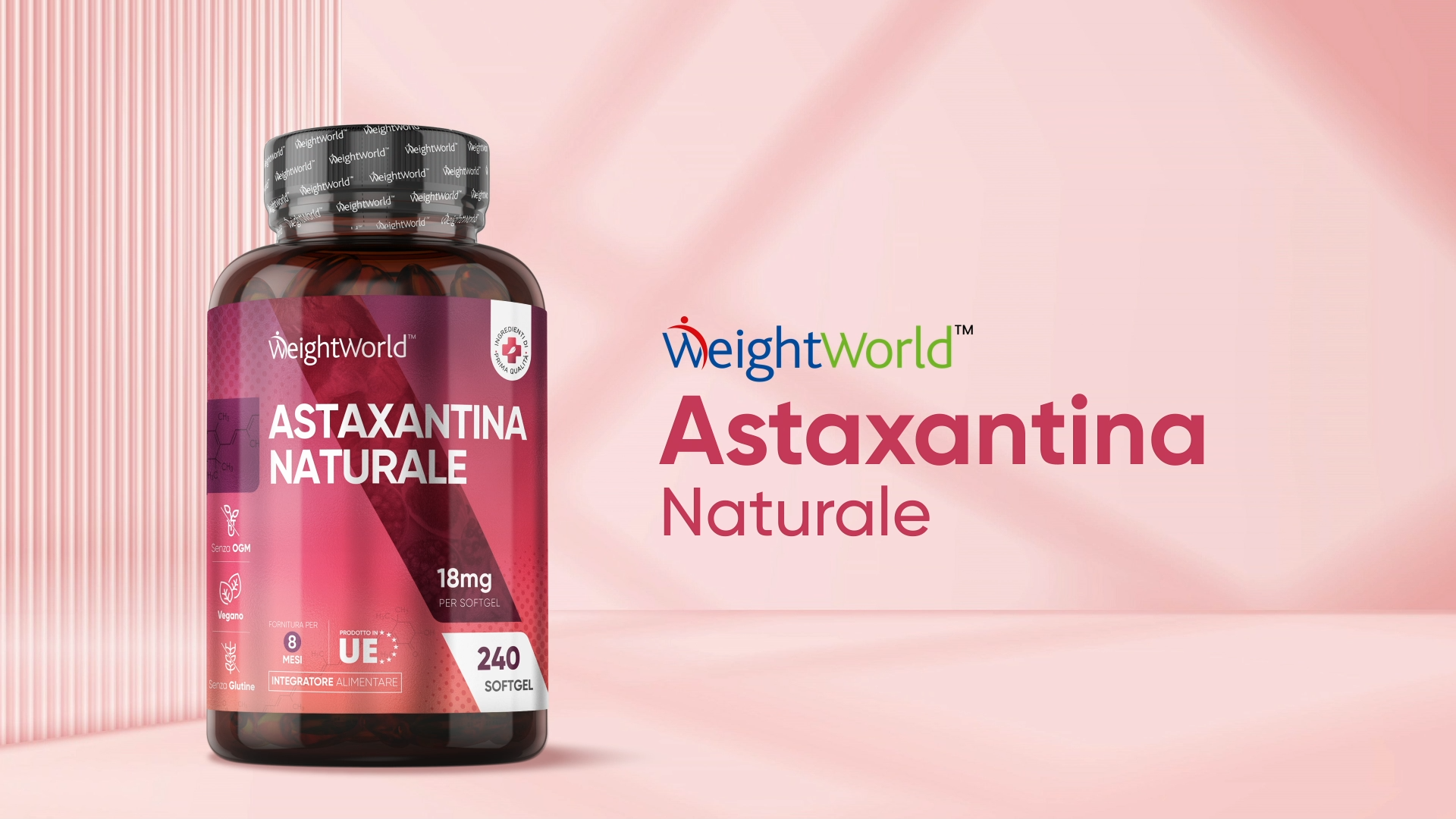 Astaxantina Capsule - 18 Mg E 180 Capsule - Foto 2