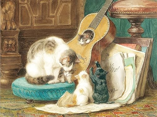 Pintoo Rompecabezas de 1200 piezas para adultos  Henriette Ronner  The Harmonists Hermoso rompecabezas de plástico para decoración del hogar, cero