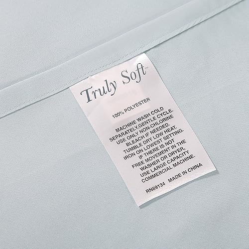 Miniatura 5 de Juego de sábanas verdaderamente suaves para uso diario sábanas individuales color azul claro