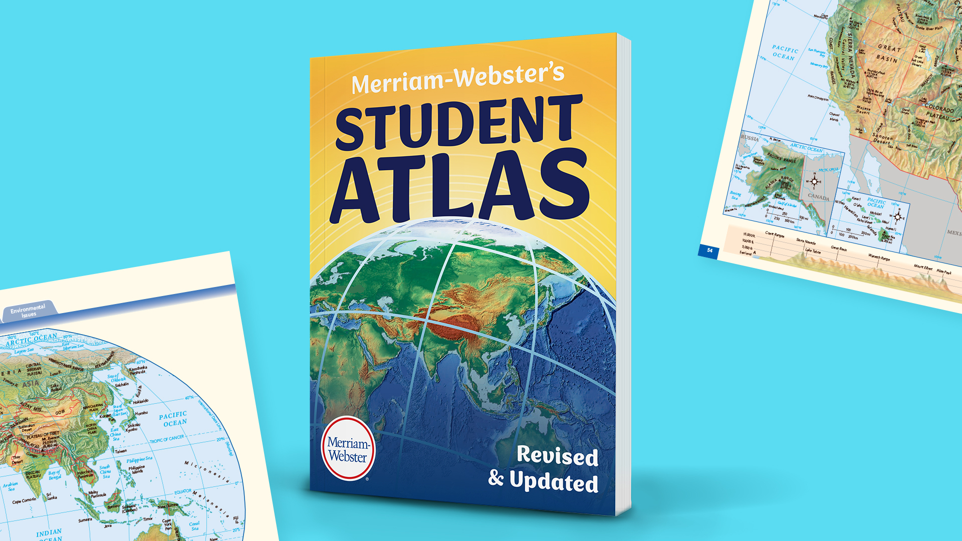 Merriam-Webster's Student Atlas - Features Full-Color Physical