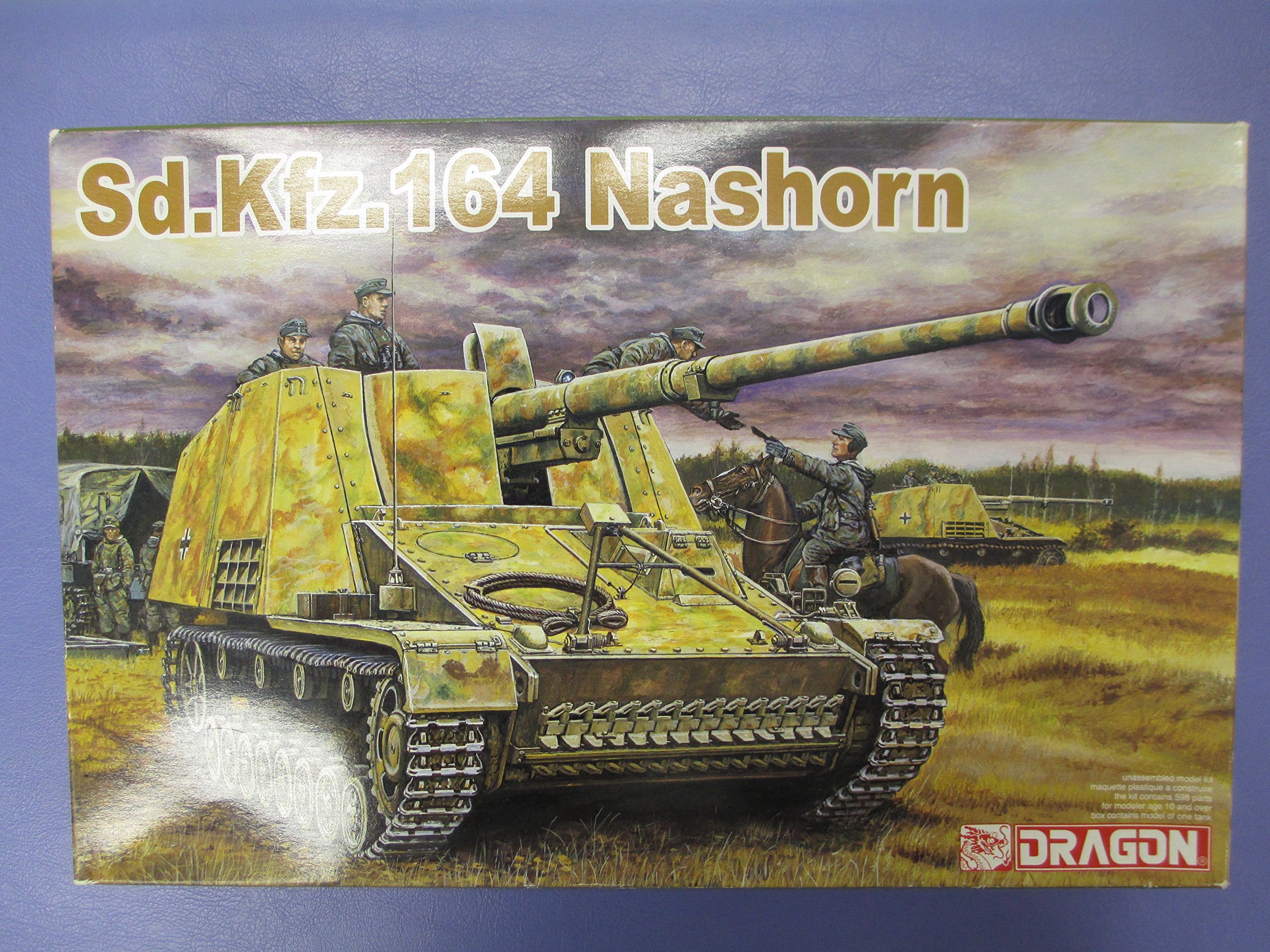 Dragon 1:35 WWII Sd.Kfz. 164 Nashorn German Tank Model 6166