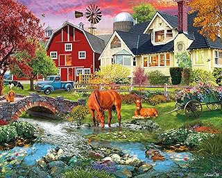 Ceaco - David Maclean - Memories On The Farm - 1000 Oversized Piece Jigsaw Puzzle