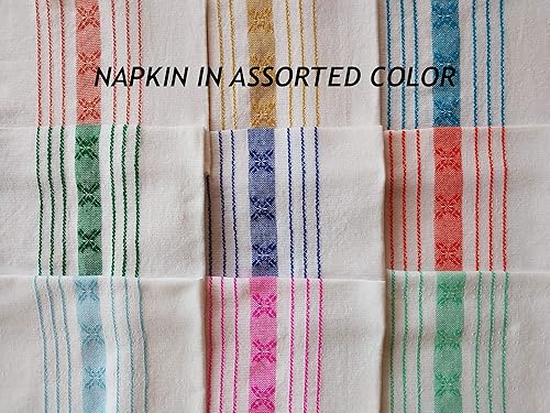 Miniatura 3 de Paquete de 1 cesta de palma mexicana hecha a mano y 1 servilleta tejida (servilleta mexicana) 100% algodón ecológico calentador de tortilla