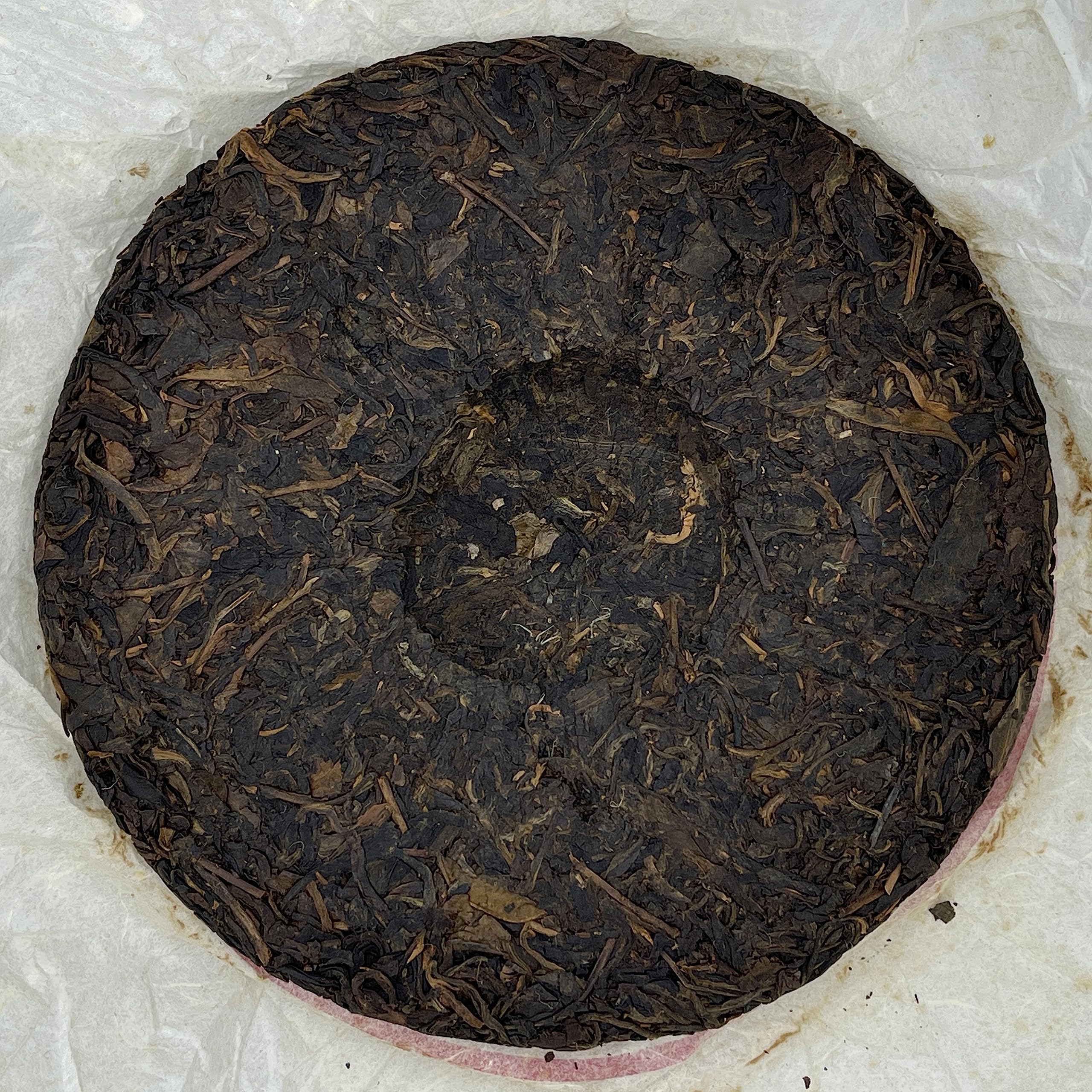 2002 China Tea Round Cake Raw Pu-erh Tea, 400g, from Yunnan