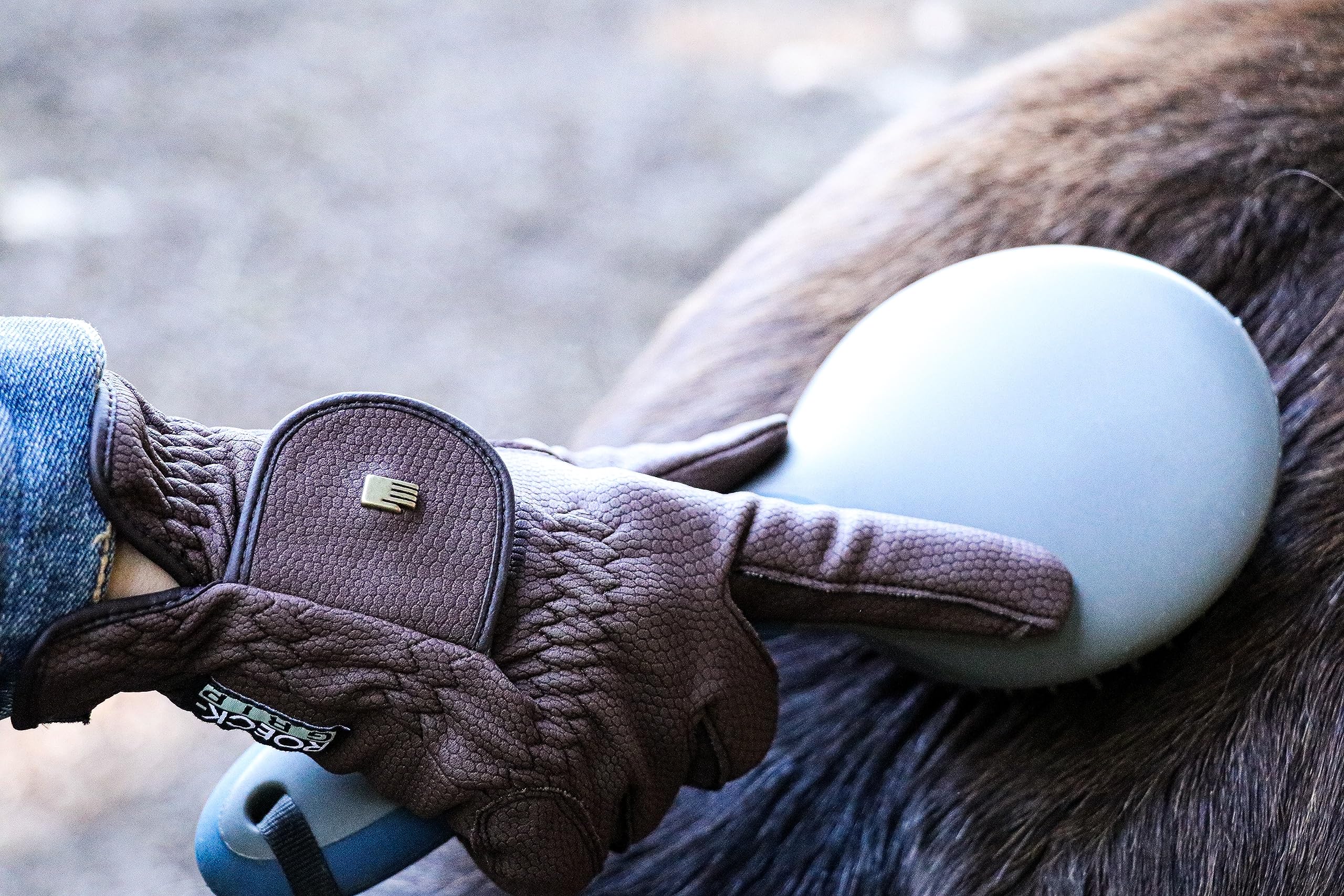 Roeckl Sports Foxton Driver Gants d'équitation d'été Moka 8,5