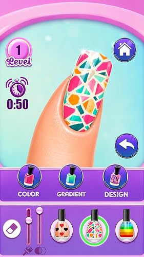 Nail Art Salon: Manicure Game - Design Beautiful Nail Art – vue 2