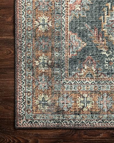 Miniatura 7 de Loloi II Colección Skye SKY-10 -Camino tradicional de 2 pies 6 pulgadas x 10 pies, océanoladrillo