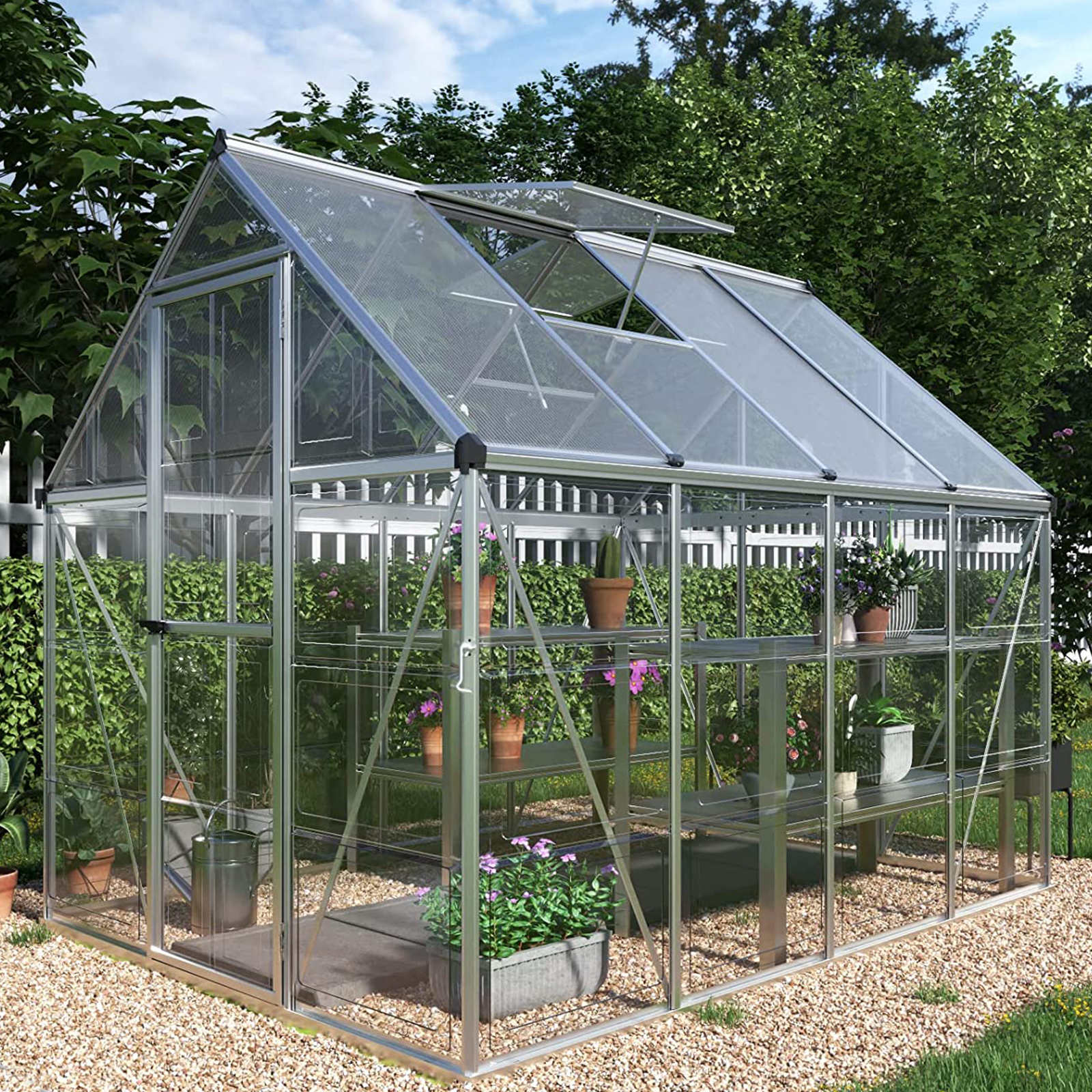 Amazon.com : AMERLIFE Hybrid Polycarbonate Greenhouse with
