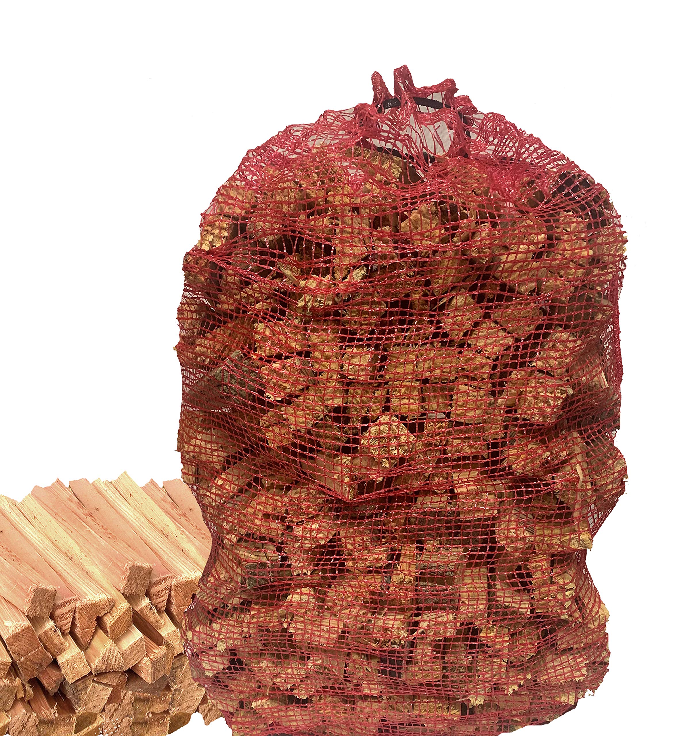 Guard-En-Force Light 4Kg Tradefarmni Natural Wooden Kindling Fire Wood Sticks In Netting Bag, Firewood For Wood Burners, Fire Starting, Open Fires, Stoves, Camping Fires, Wood Ovens. Fire Starters