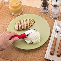 Vista 3 de Spring Chef Cuchara de helado y cucharas medidoras magnéticas - Rojo