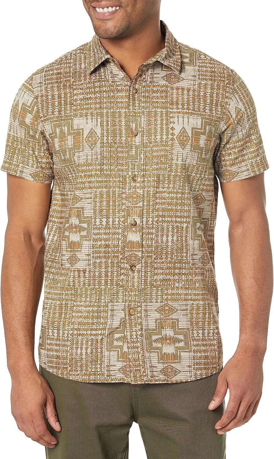 Pendleton Mens Short Sleeve Shoreline Shirt