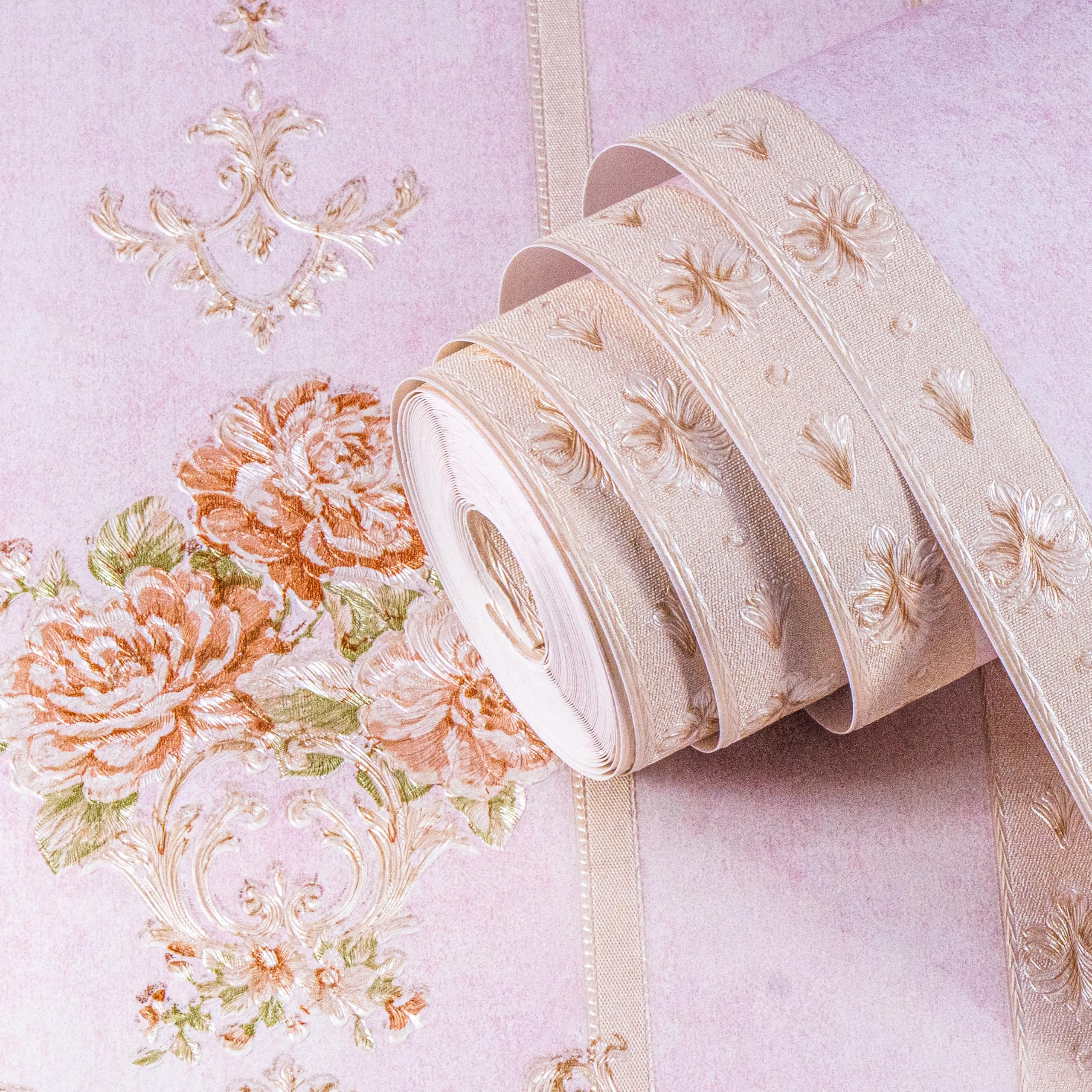 See full amazon price history chart for wolpin Wallpaper Non-Woven Non-Adhesive 53CM X 9.5M (±3%) Vertical Floral Rose Stripe Design with Texture and Shine, Pink and Gold wolpin Wallpaper Non-Woven Non-Adhesive 53CM X 9.5M (±3%) Vertical Floral Rose Stripe Design with Texture and Shine, Pink and Gold (B0DBF5VMPQ) Amazon Price History, Amazon Price Tracker