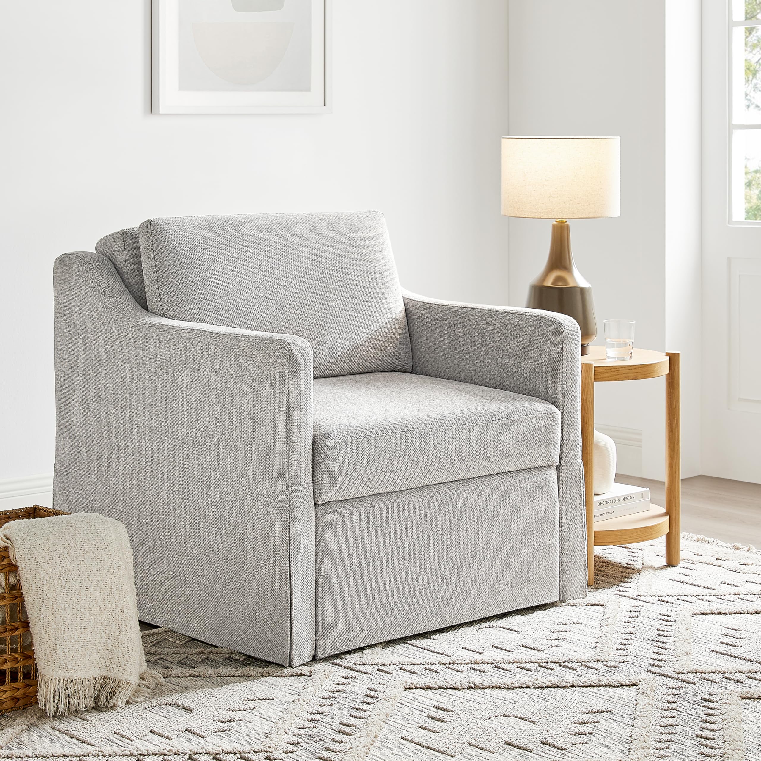 Serta Hawthorne 35 Convertible Accent Chair
