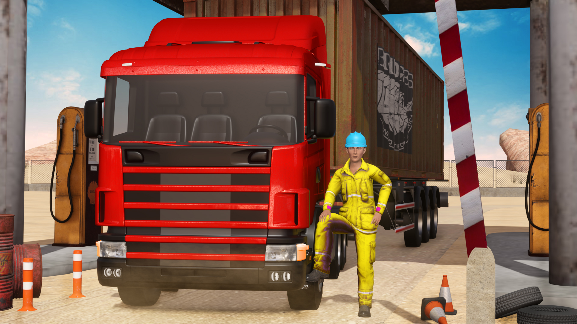 Gas Station Parking Truck Stop for Android